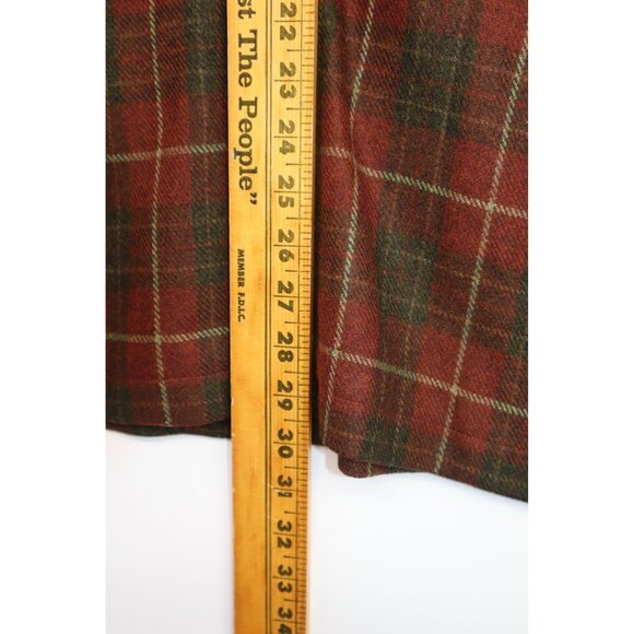 Faconnable Wool Cashmere Blend Plaid Coat Mens M Button Preppy Old Money - Picture 11 of 12